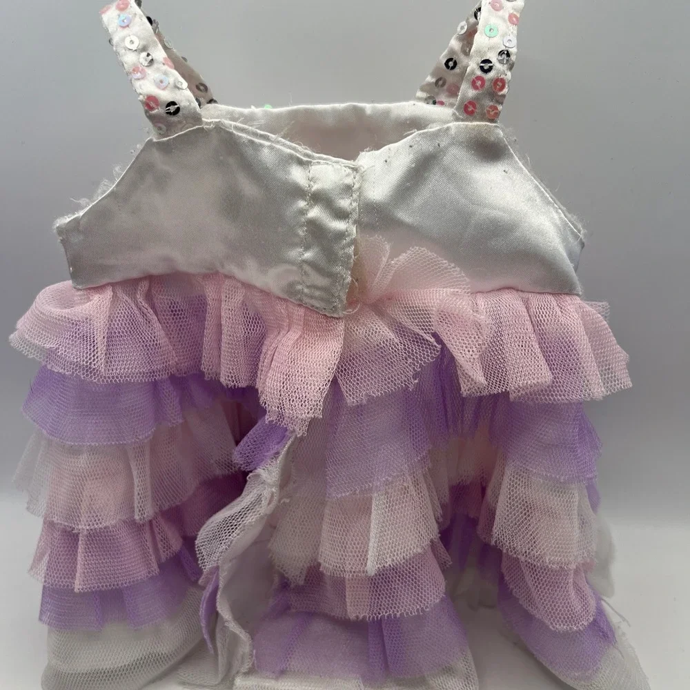 Build-A-Bear Clothing Lot 2 Dresses 1 Skirt Tulle Sequins Party Dress